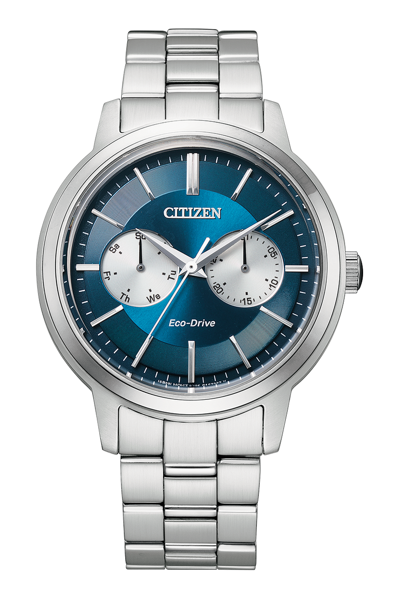 Citizen Eco-Drive Stainless Steel Blue Dial Watch BU4030-91L