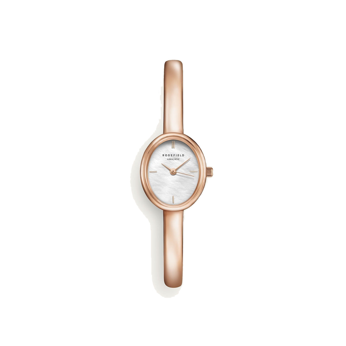 Rosefield Studio Bangle S Mother of Pearl Rose Gold Watch STWRSR-ST08