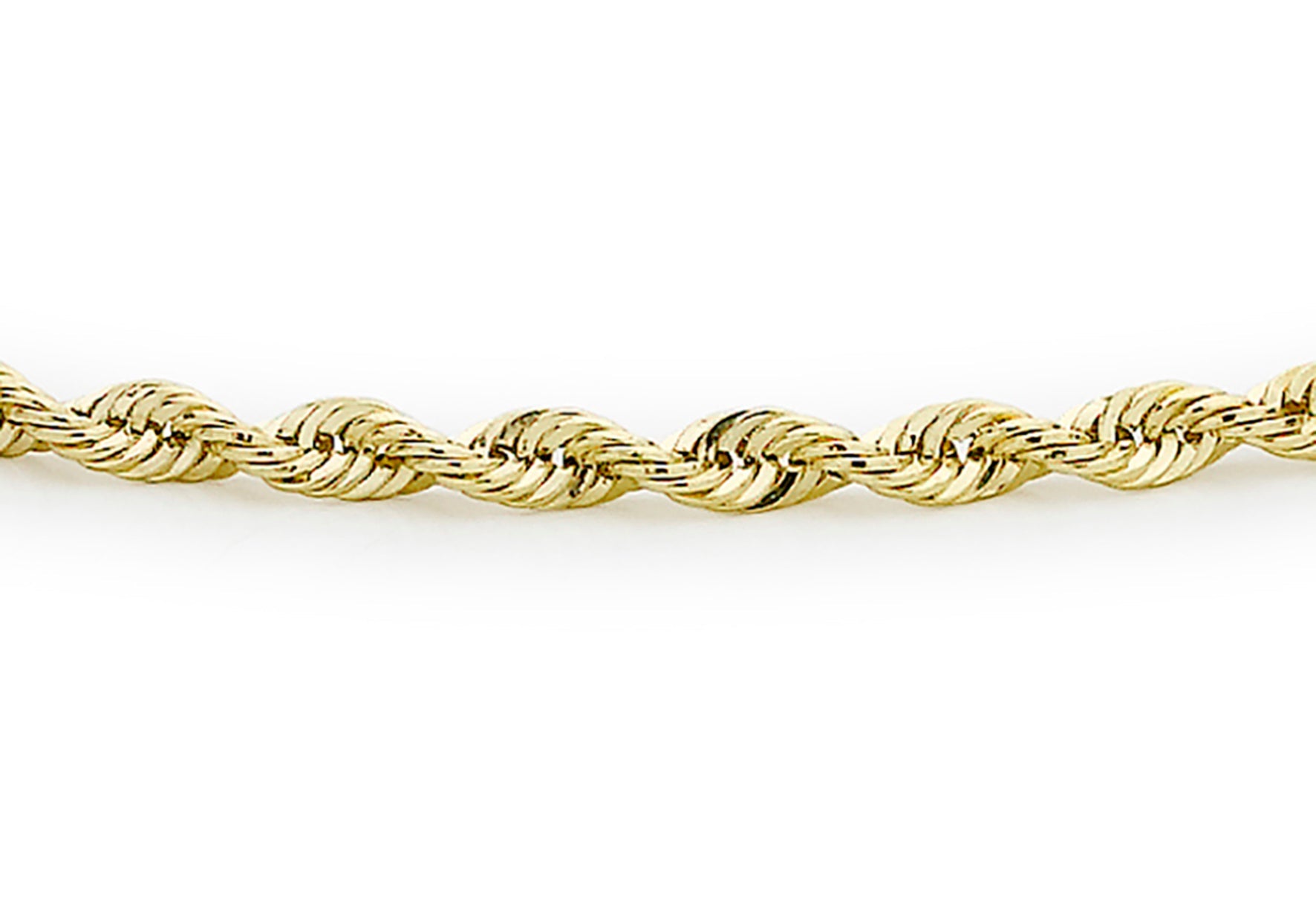 9K Yellow Gold Hollow Twist Bracelet Elegant Stylish Jewelry 18cm