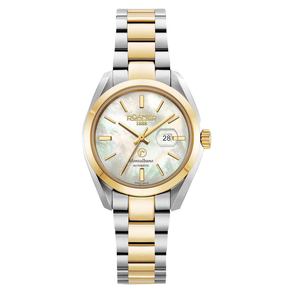 Roamer Montalbano Ladies 31mm Two Tone Stainless Steel Strap Watch