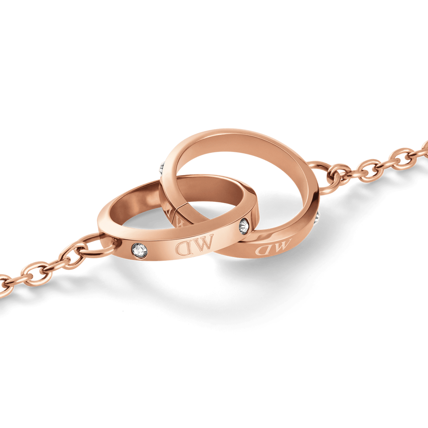 Classic Unity Lumine Rose Gold Bracelet DW00400355
