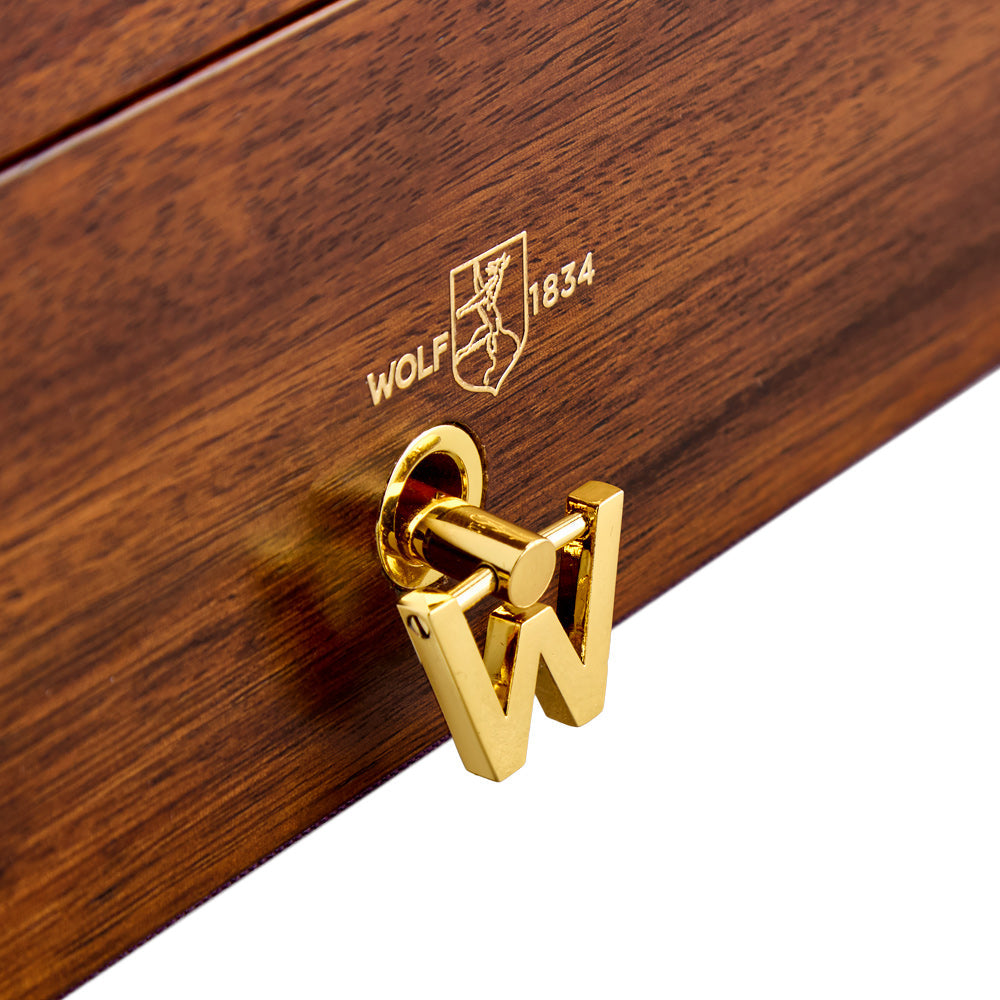 Wolf Ballet Musical Jewellery Box - Cinderella Walnut Wood