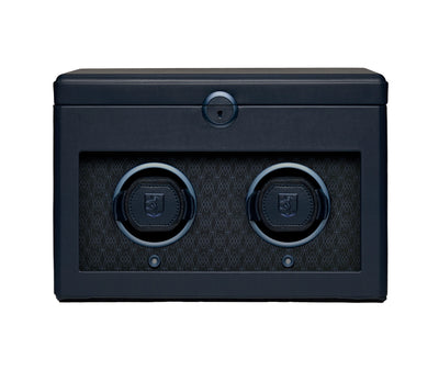Wolf Earth Double Blue Watch Winder 190417