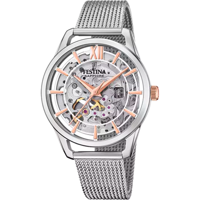 Festina Silver Dial Stainless Steel Strap Women's Watch F20627/1