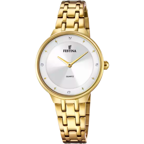 Festina F20601/1 Women's Elegance Stainless-Steel Watch with Silver Dial