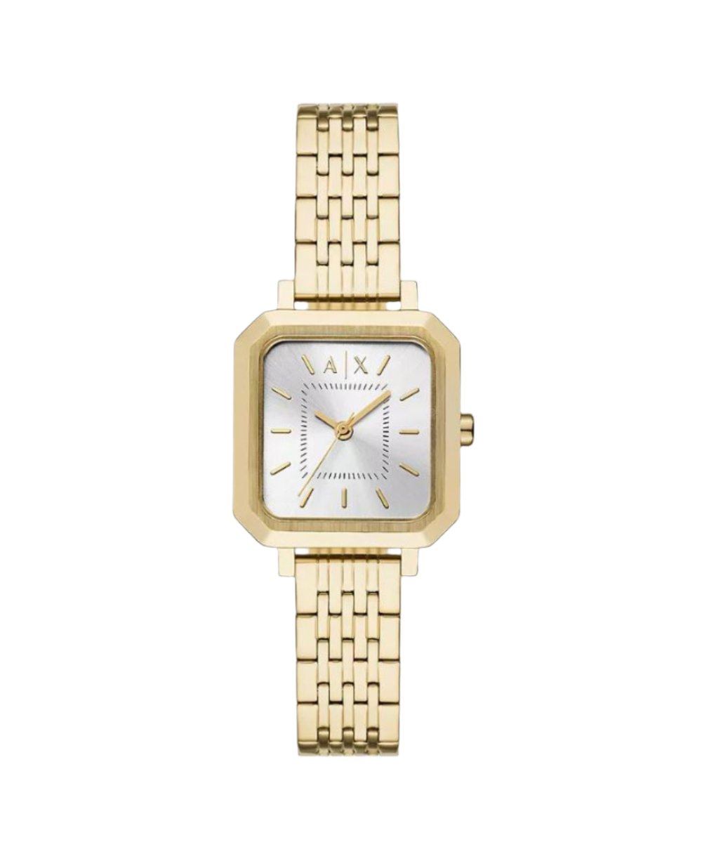 Armani Silver Dial Gold Tone Stainless Steel Watch AX5725