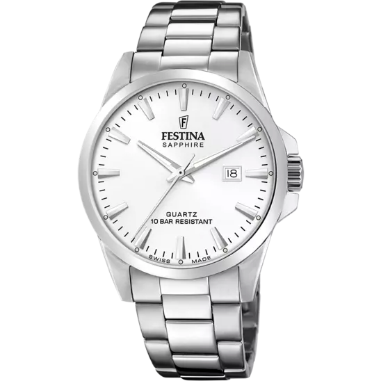 Festina White Dial Stainless Steel Strap Men's Watch F20024/2