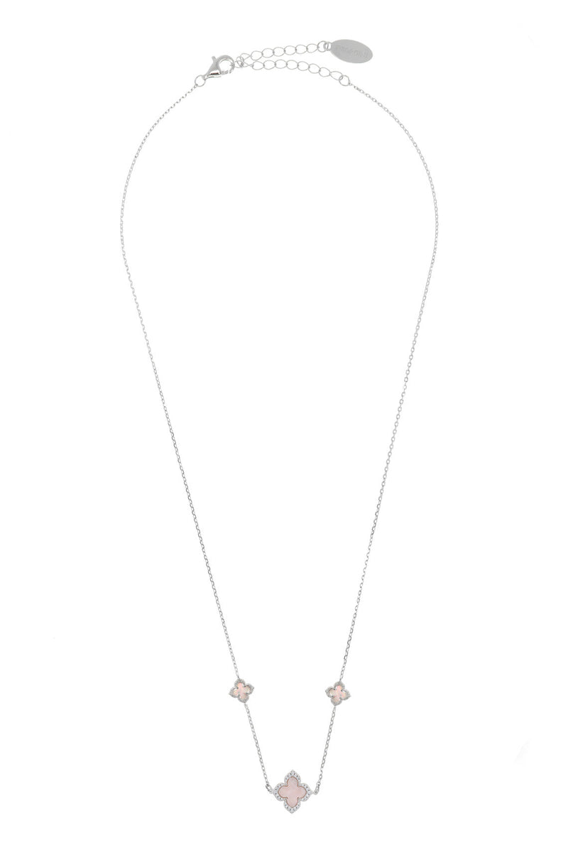 SYDNEY SOIRÉE FAIRWATER MOTHER OF PEARL DELUXE NECKLACE SILVER