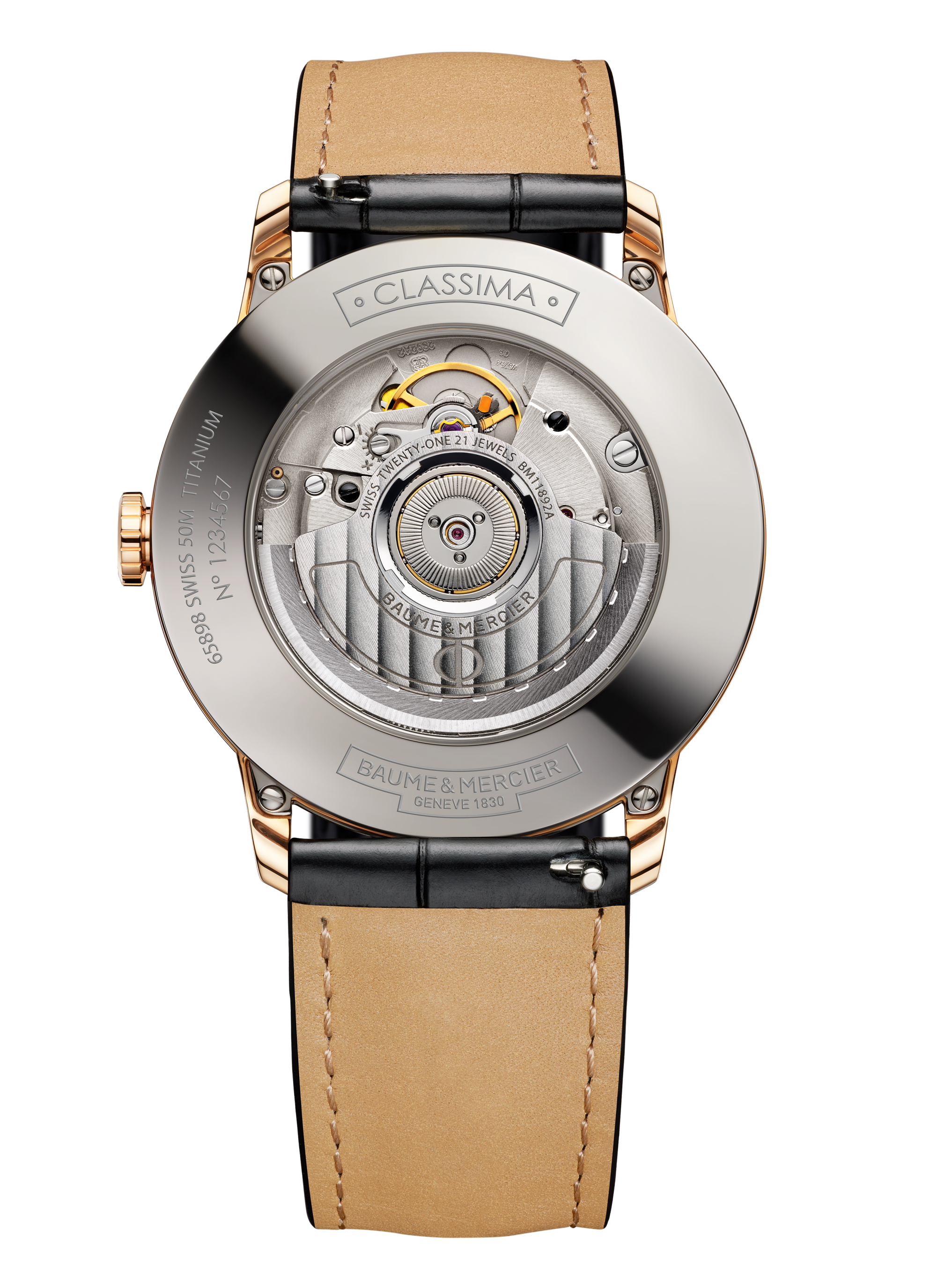 Baume & Mercier Classima Automatic Watch, 18k Pink Gold Titanium 10597