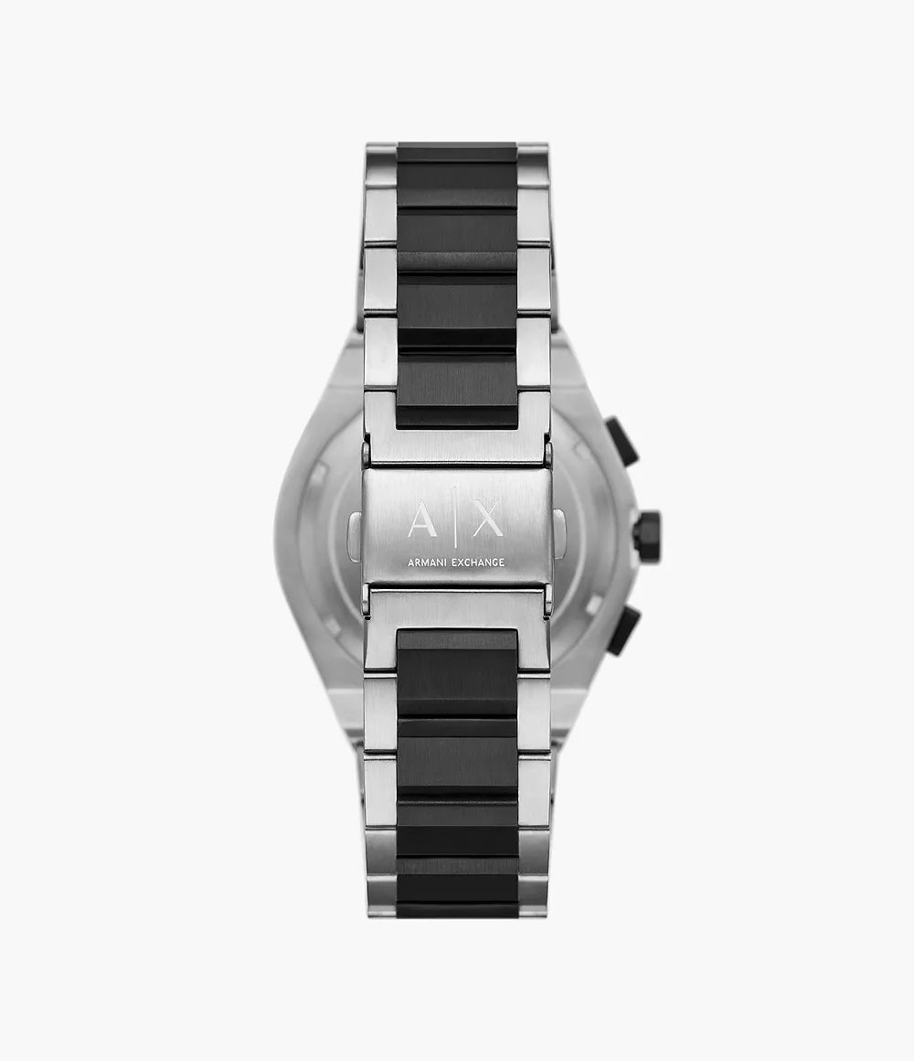 Armani Exchange Sync Chronograph Two Tone Stainless Steel Watch AX4199