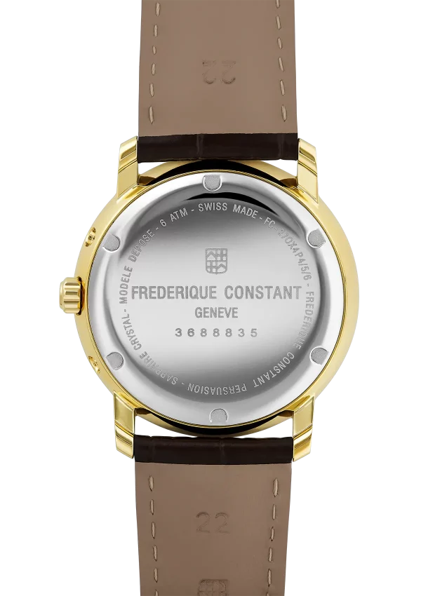 Frederique Constant Classics Business Timer in Gold FC-270EM4P5