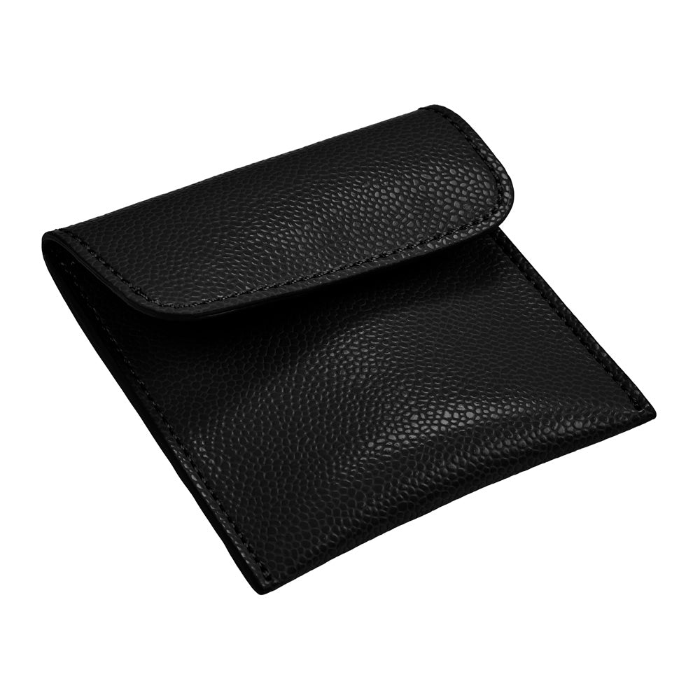 Wolf Lauren Extra Large Jewellery Box in black recycled vegan leather — view 8