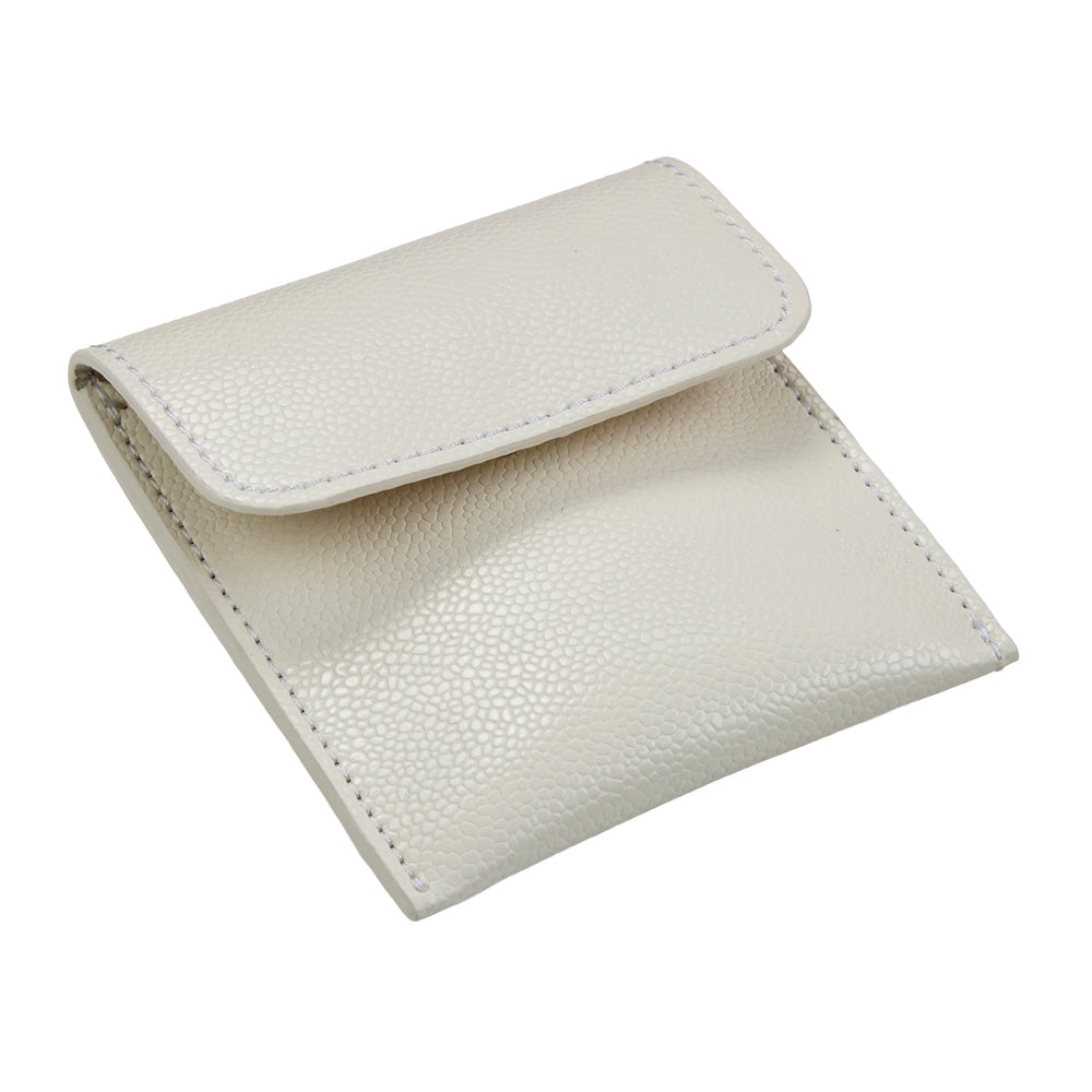 Wolf Lauren Extra Large Jewellery Box in ivory recycled vegan leather — view 8