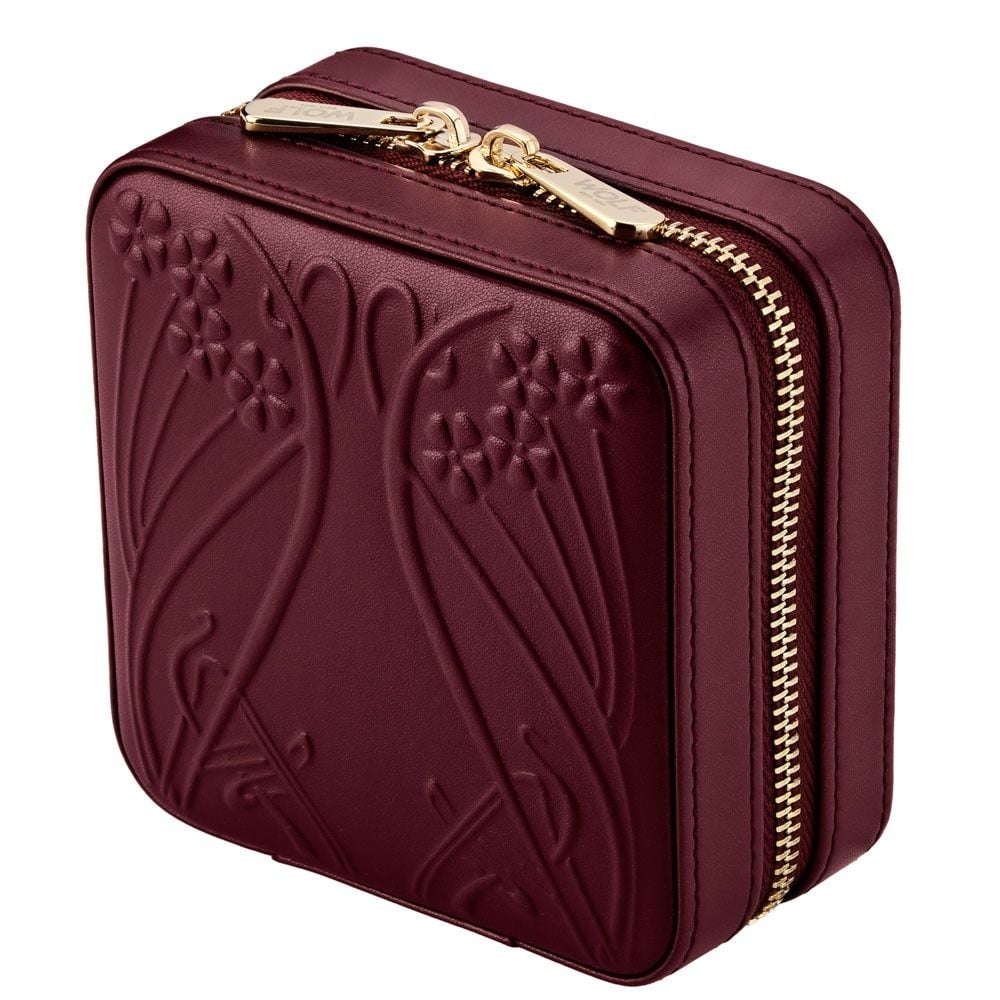 Wolf Liberty Small Zip Case Burgundy 381327