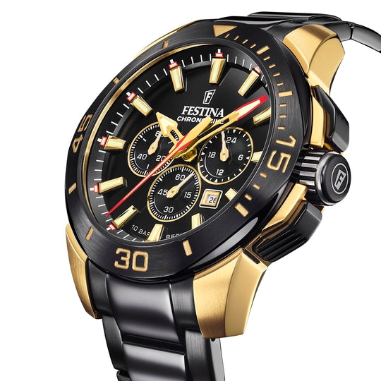 Festina Special Edition Black Dial Black Stainless Steel Strap 316L Men's Watch F20644/1