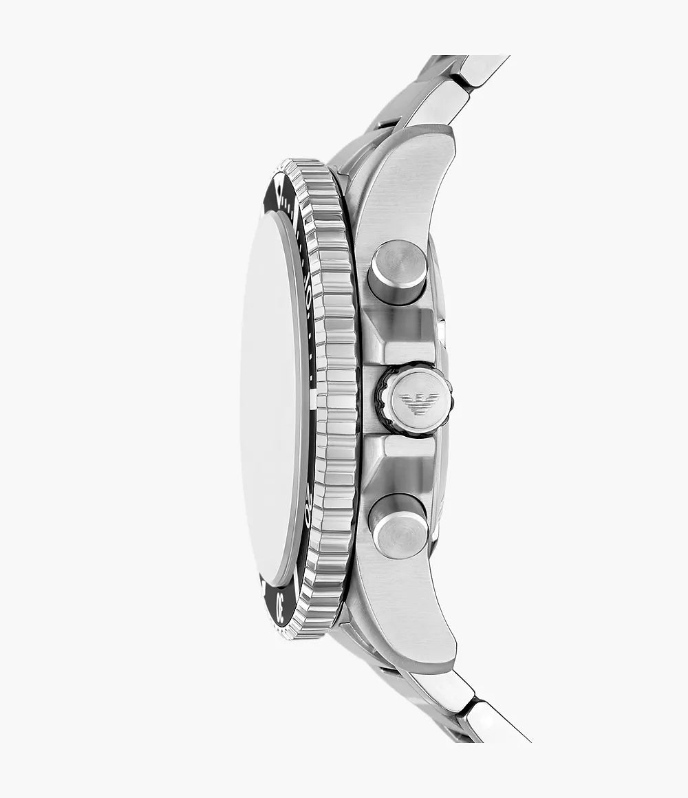 Emporio Armani World Explorer Solar Powered Stainless Steel WatchAR11722