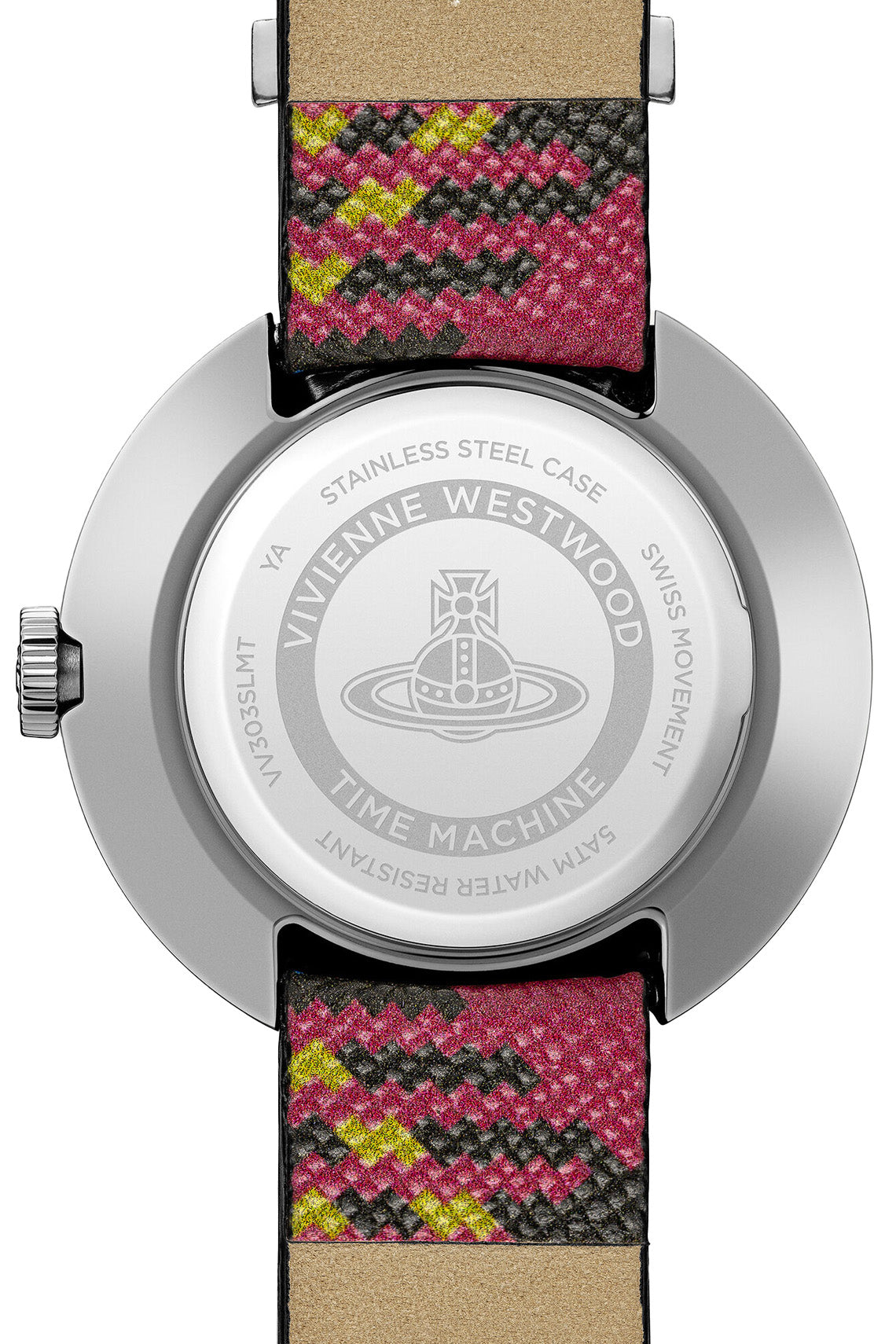 Vivienne Westwood The Rebel Silver Dial Leather Women's Watch VV303SLMT