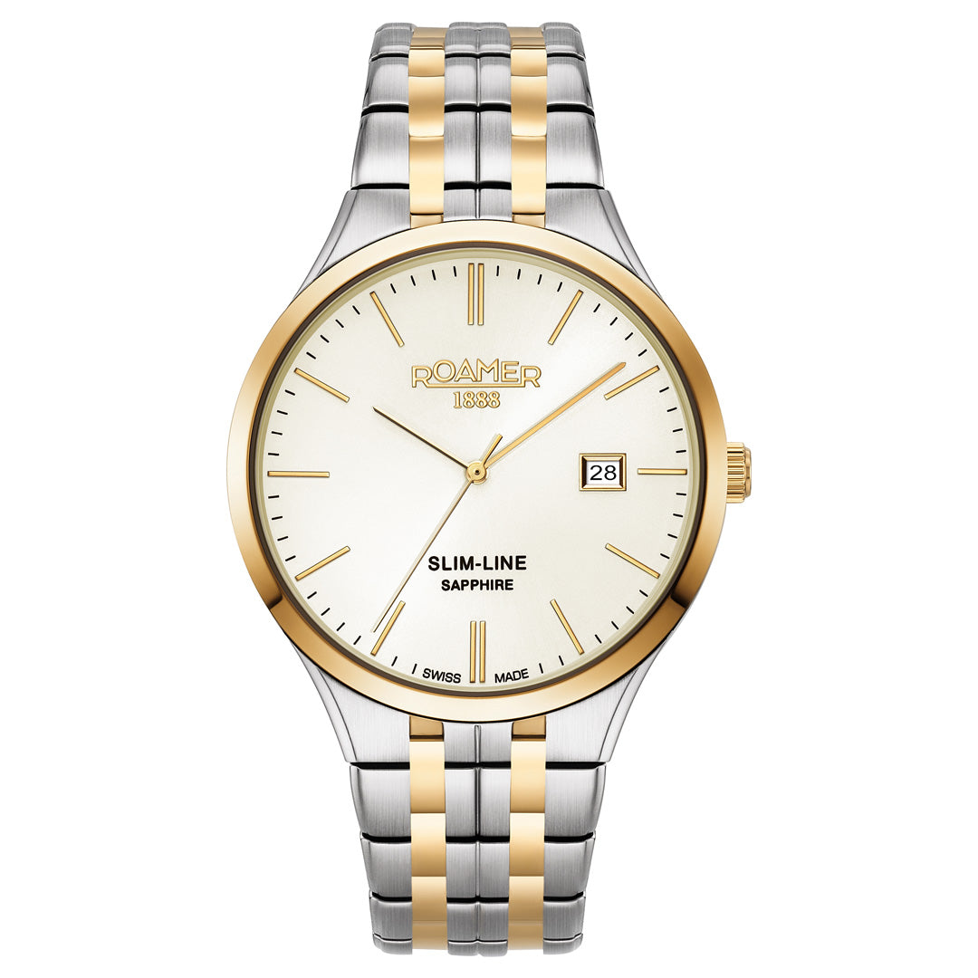 Roamer Slim-Line Classic Two-Tone 40mm Watch