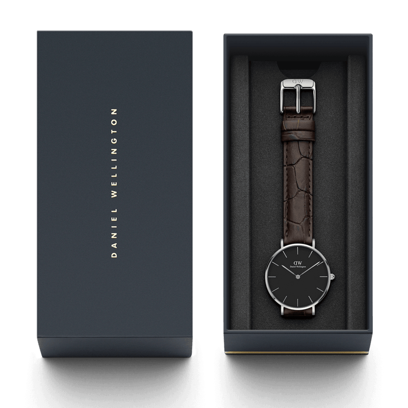 Daniel Wellington Petite 28mm York Black Dial Watch DW00100238