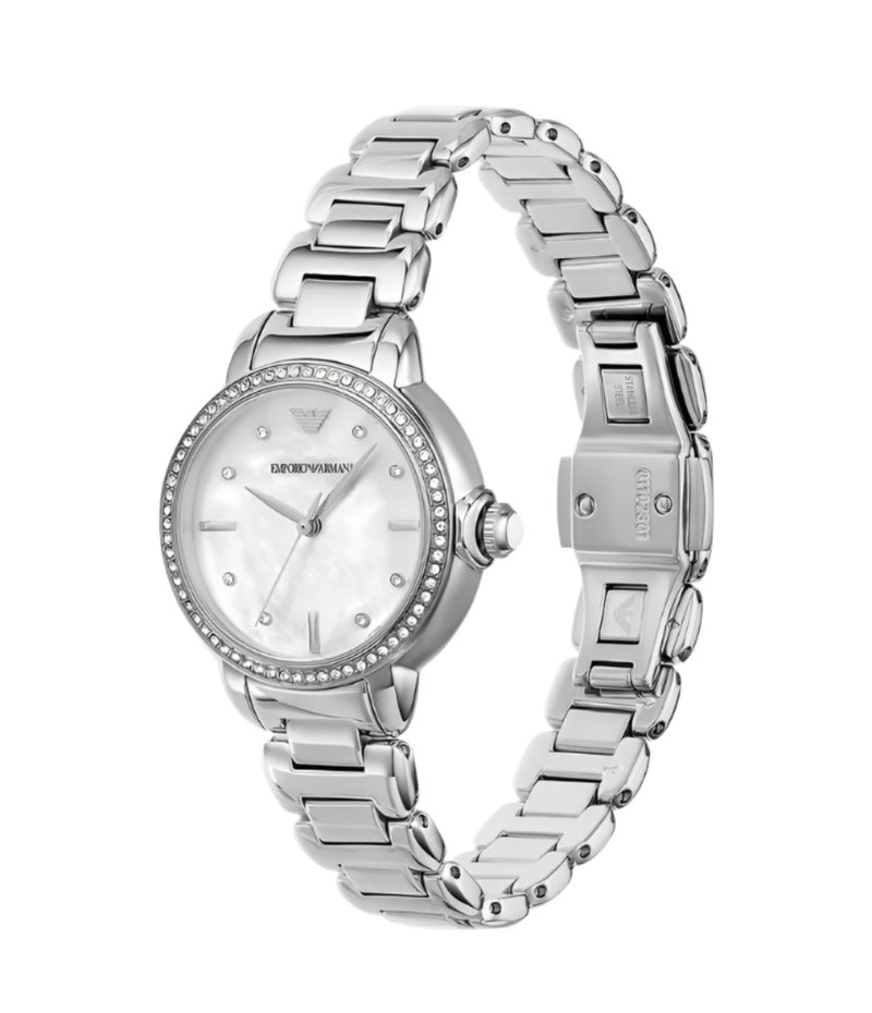 Armani Stainless Steel Silver Dial Watch AR11596