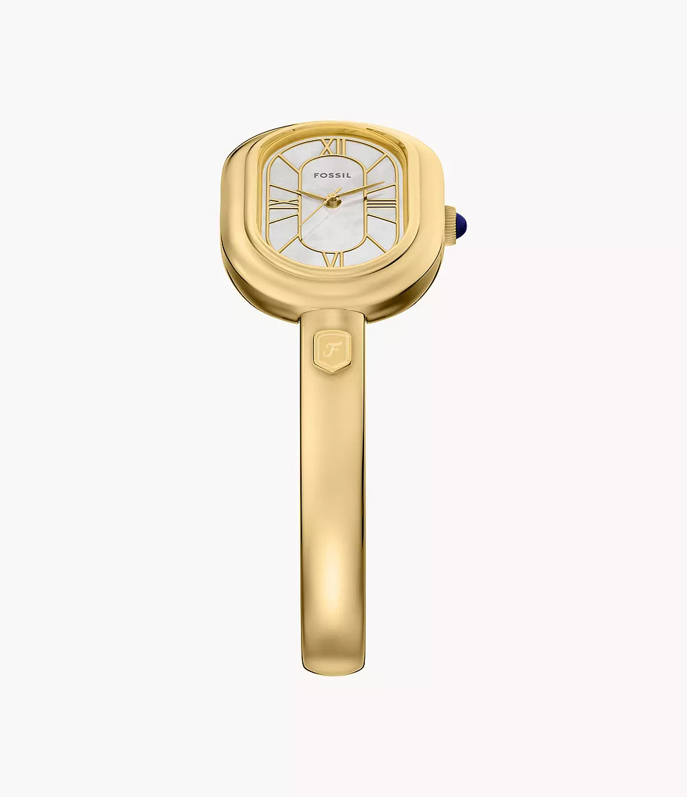 Fossil Sloan Three Hand Gold Stainless Steel Watch ES5444