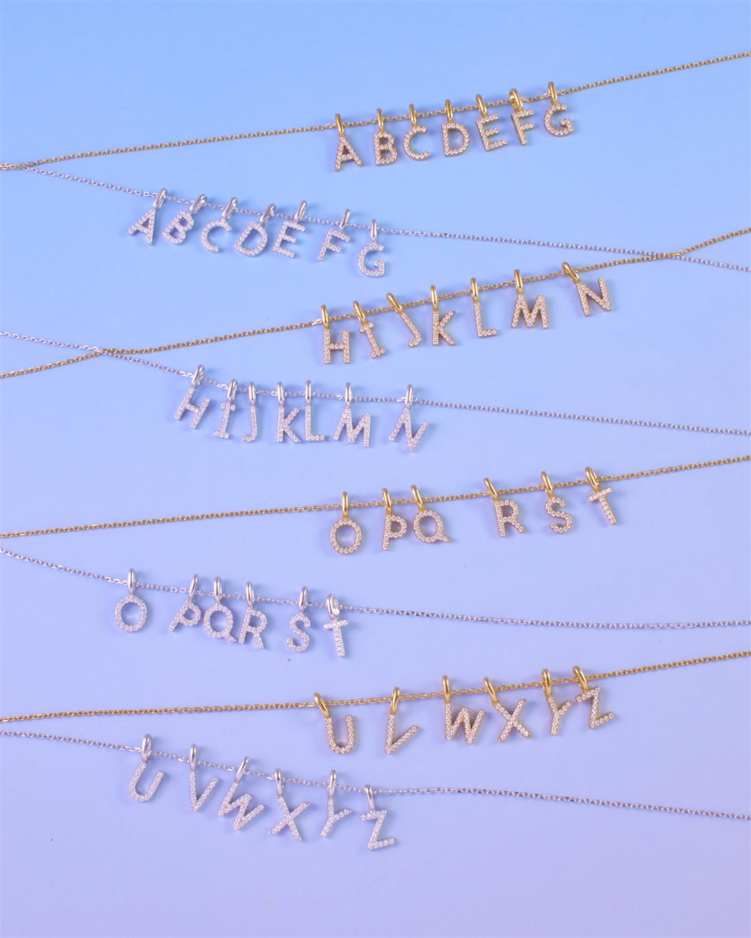 Ania Haie Gold Letter V Initial Necklace