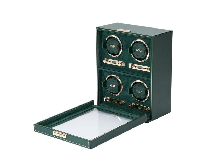 Wolf British Racing 4 Piece Watch Winder 793002