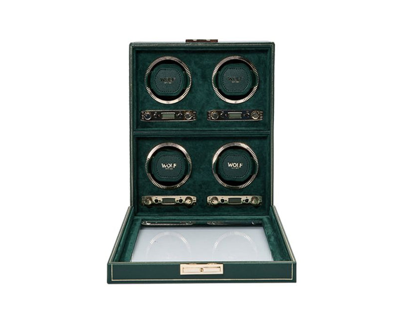 Wolf British Racing 4 Piece Watch Winder 793002