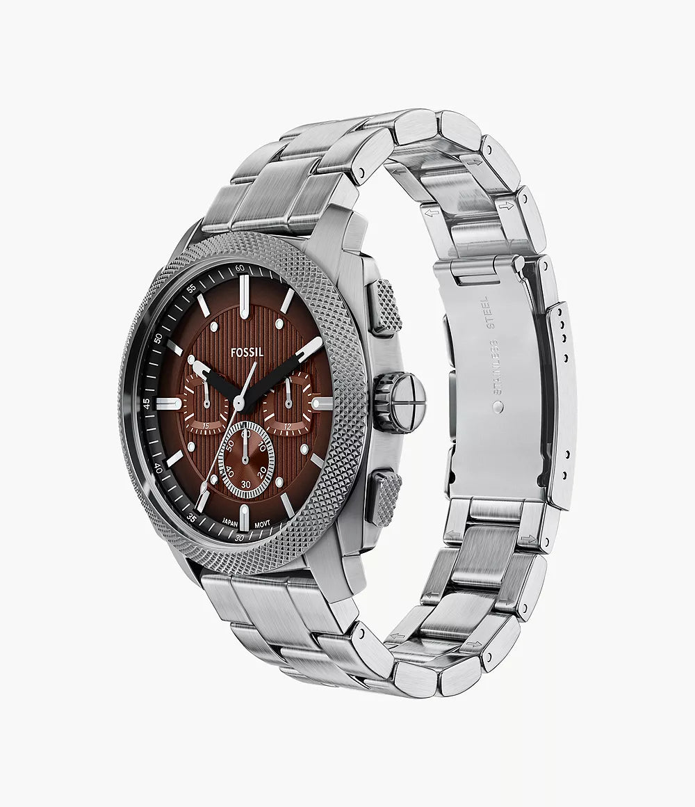 Fossil Machine Chronograph Stainless Steel Watch FS6144