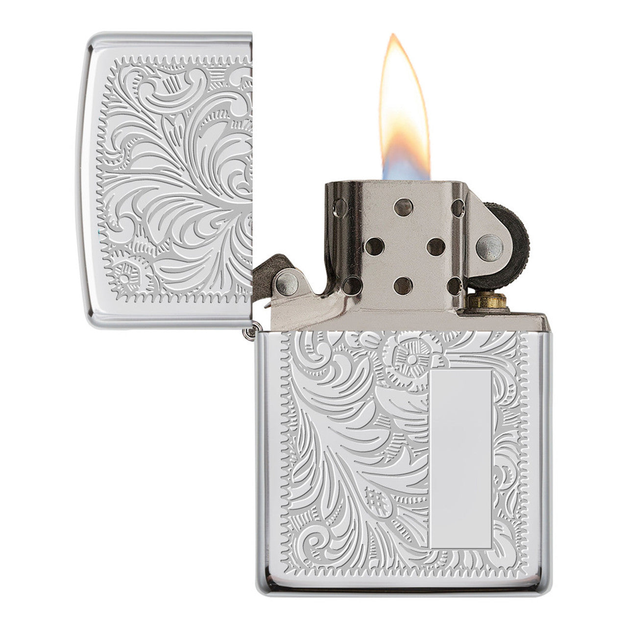 Zippo 352 High Polish Chrome Venetian Lighter 90352