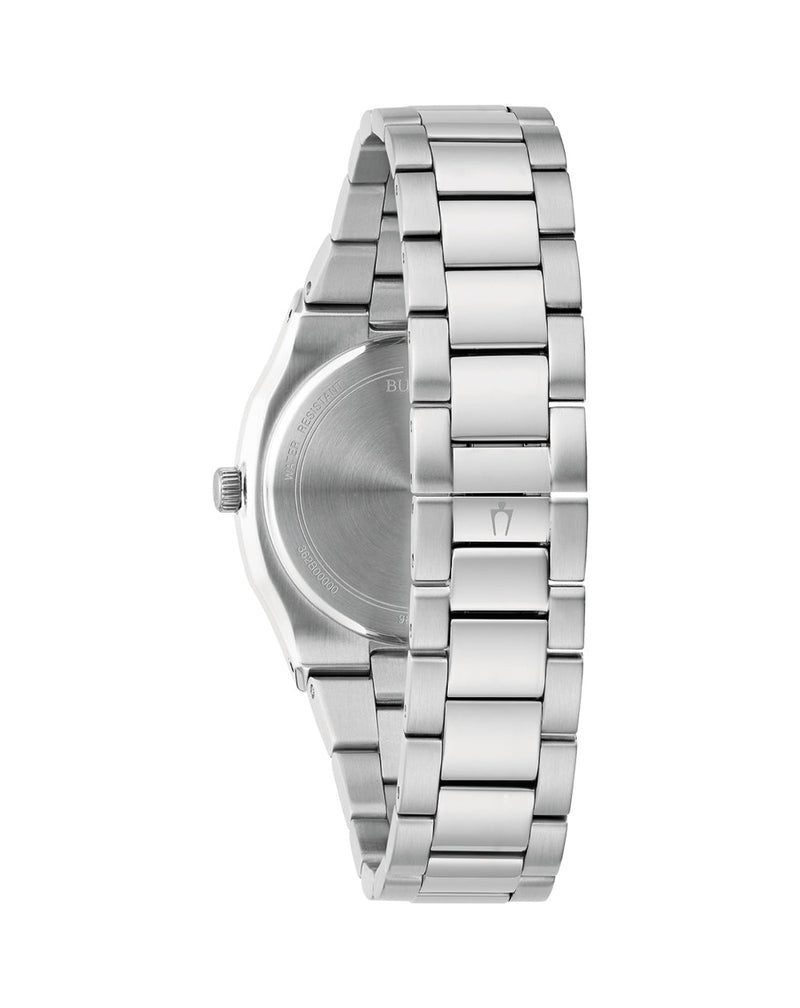 Bulova Classic Surveyor Diamond Stainless Steel Watch 96P243