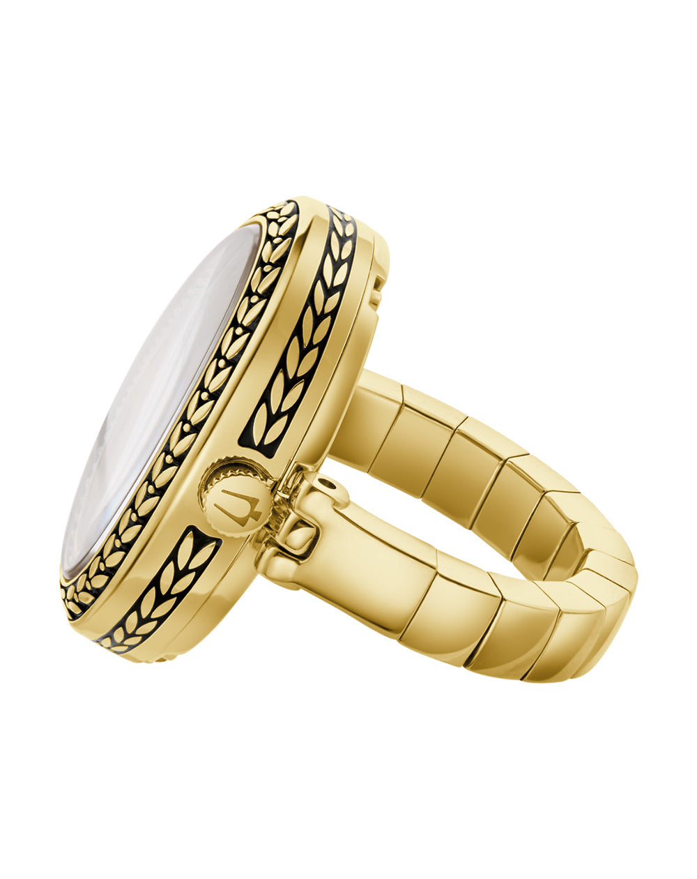 Bulova Art Deco Ring Watch 97L188