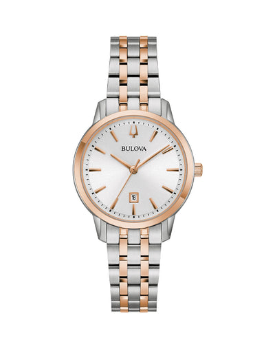 Bulova Women's Classic Timepiece in Stainless Steel with Quartz Movement for Timeless Style and Durability Model 98M137