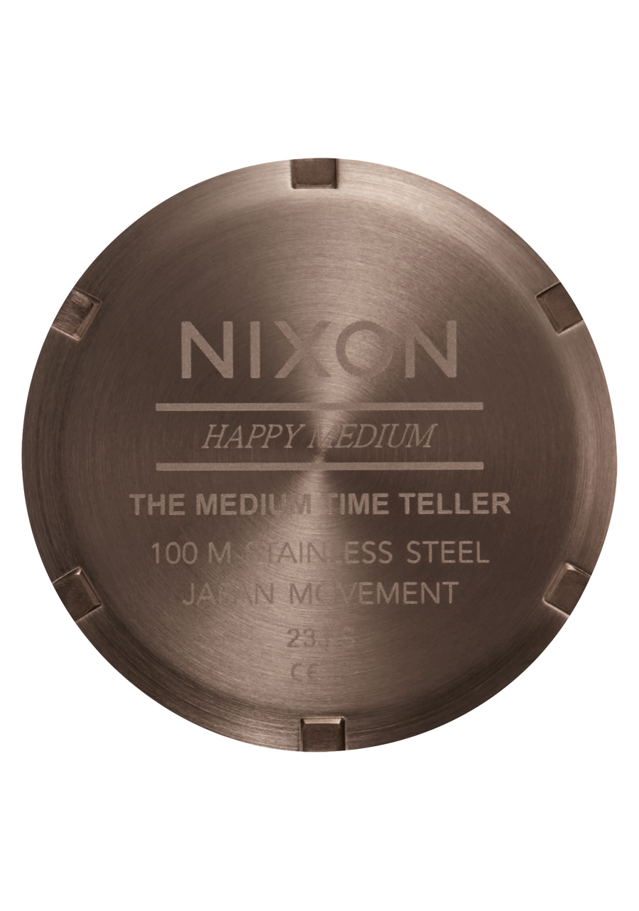 Nixon Medium Time Teller Chocolate / Black Coffee Watch A1130-5244-00
