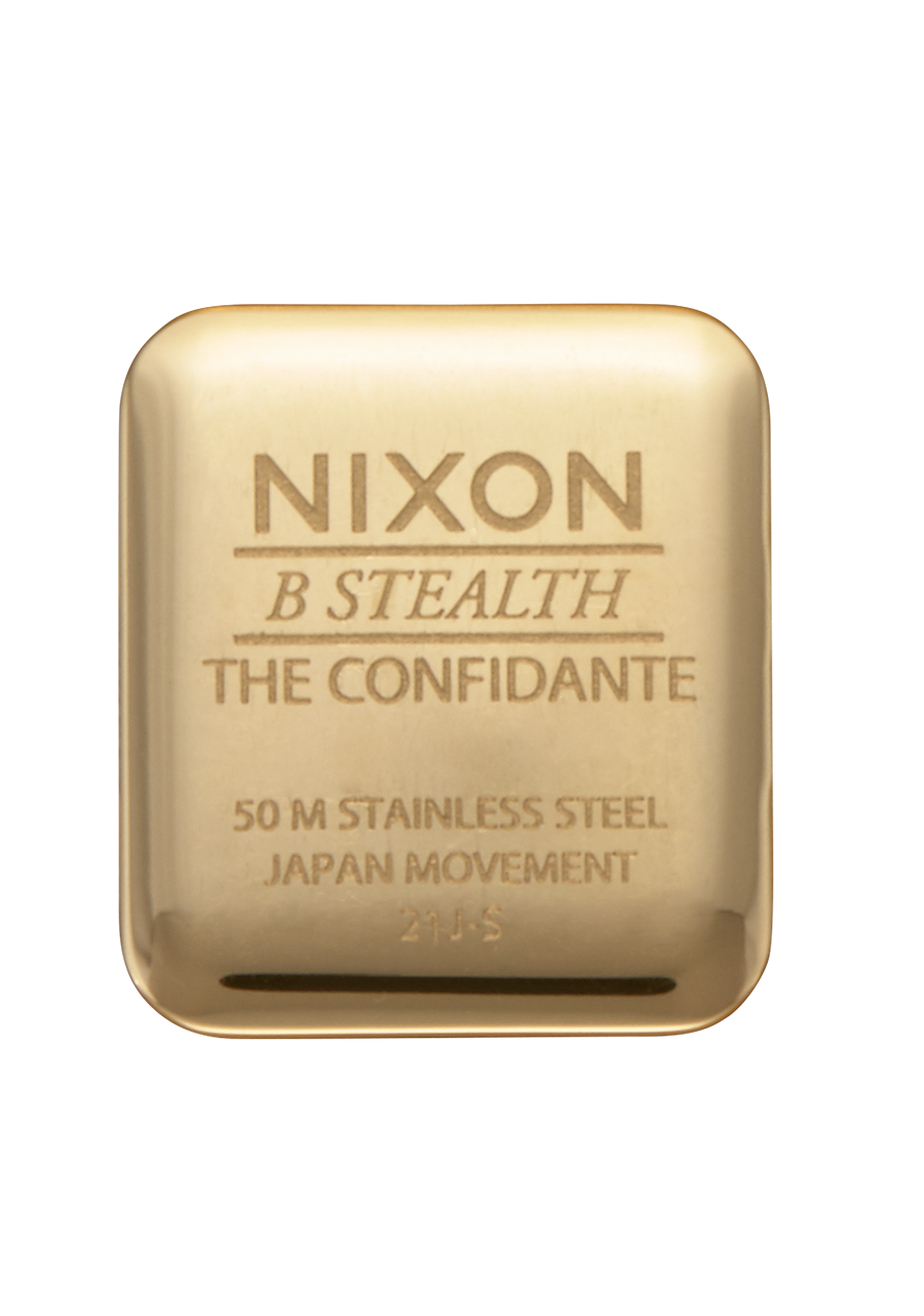 Nixon Confidante Stainless Steel Gold Dial Womens Watch A1362-1921-00
