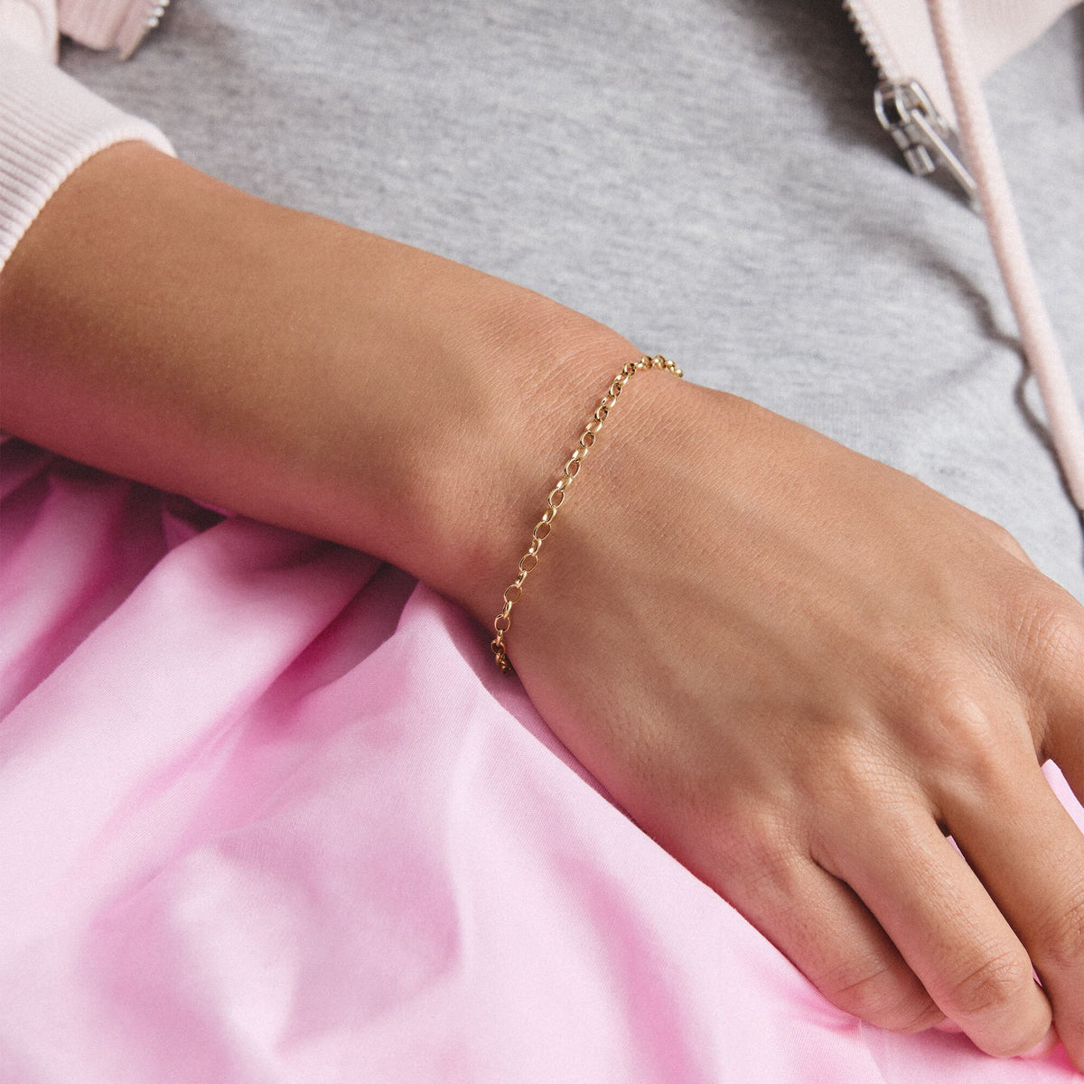 Thomas Sabo Gold-Tone Stainless Steel Paperclip Bracelet 2.3mm TA2206SY-19 TA2206SY-19 view 3