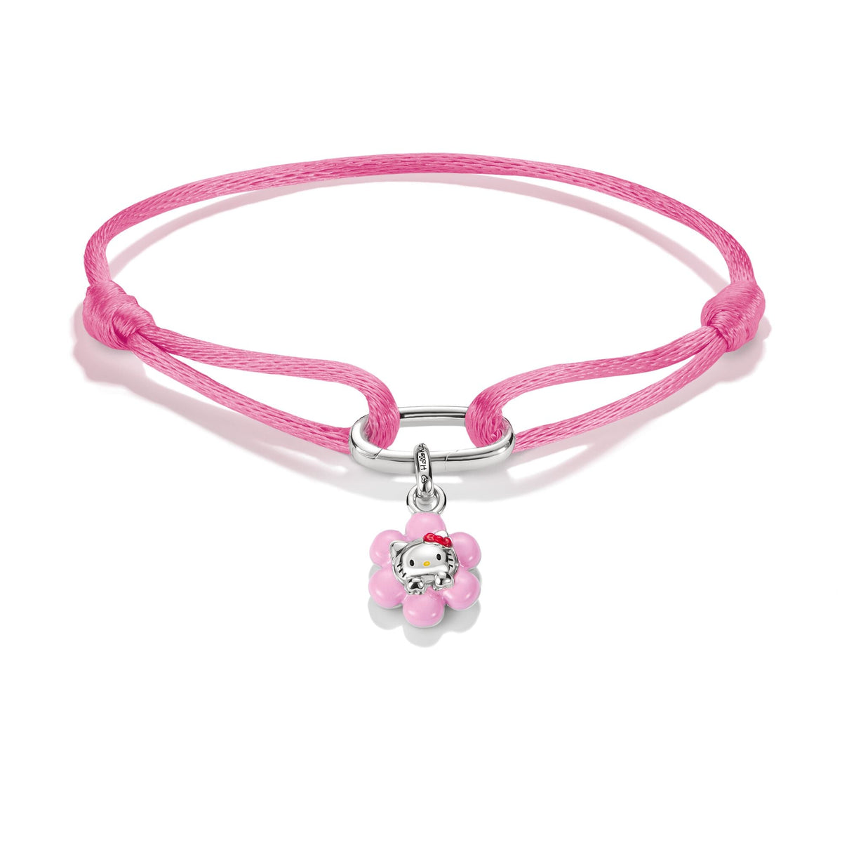 Thomas Sabo Hello Kitty Textile Bracelet with Pink Flower