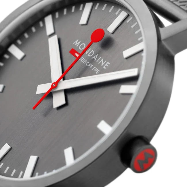 Mondaine Classic Mesh Grey 40mm - A660.30360.81SBM