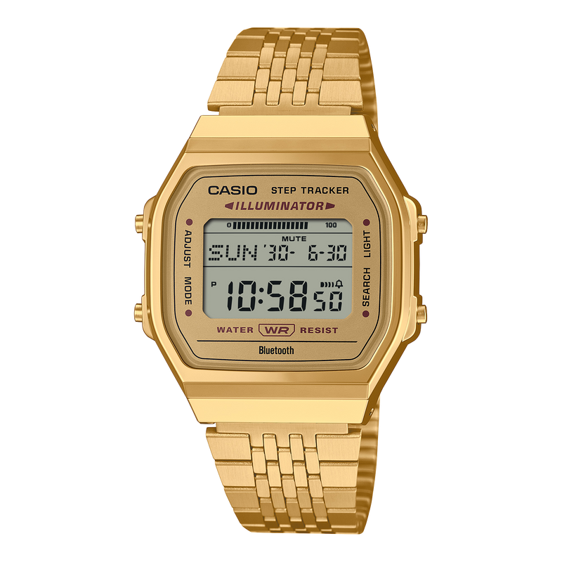 Casio Vintage Yellow Gold Stainless Steel Watch ABL100WEG-9A