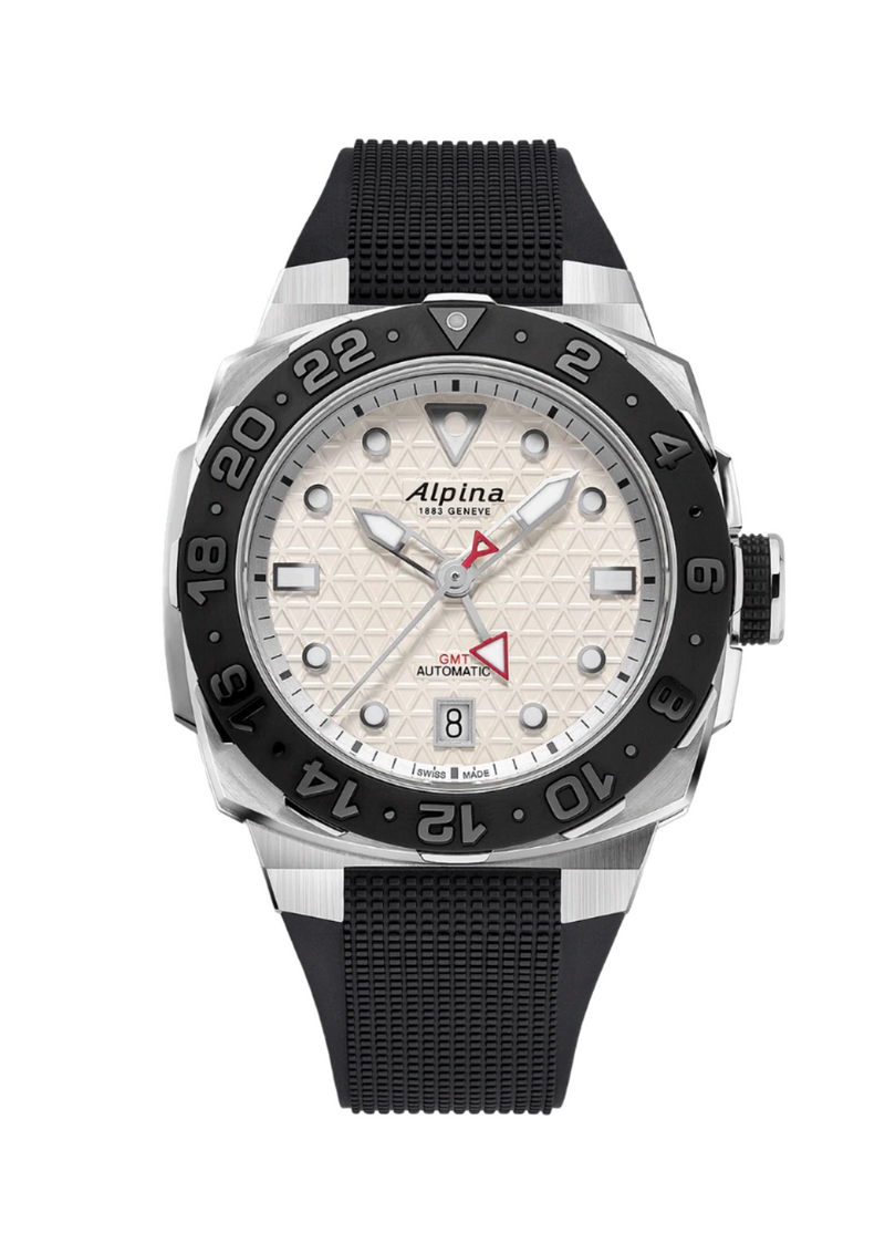 Alpina Seastrong Diver Extreme Automatic Silver Dial Rubber Band Watch AL-560LG3VE6
