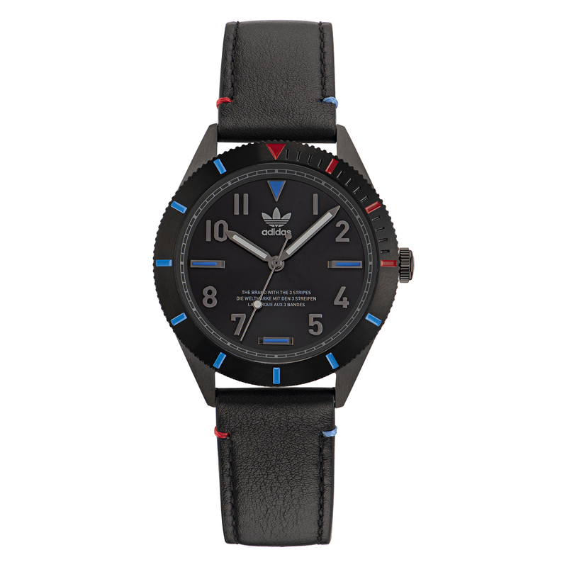 Adidas Edition Three 41mm Black Dial Watch AOFH22506