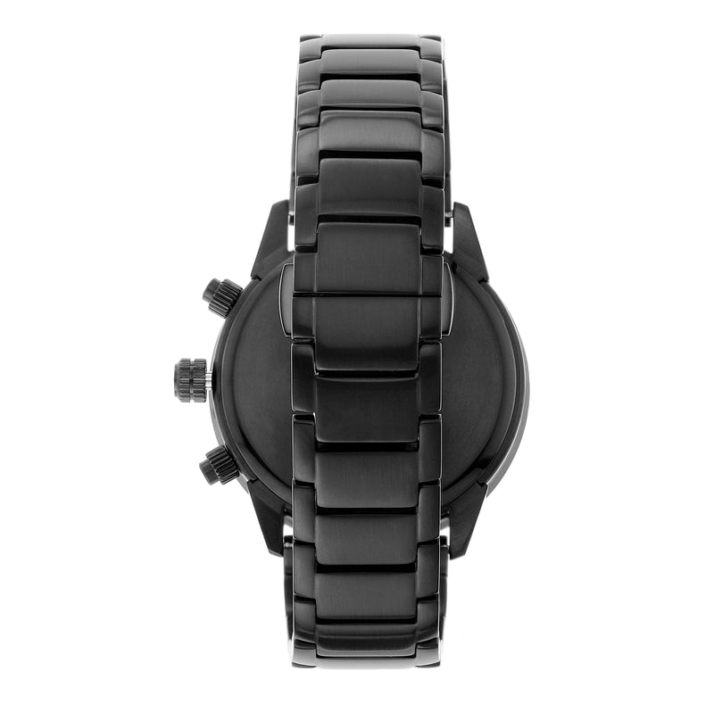 Emporio Armani Black Chronograph Stainless Steel Watch AR11242