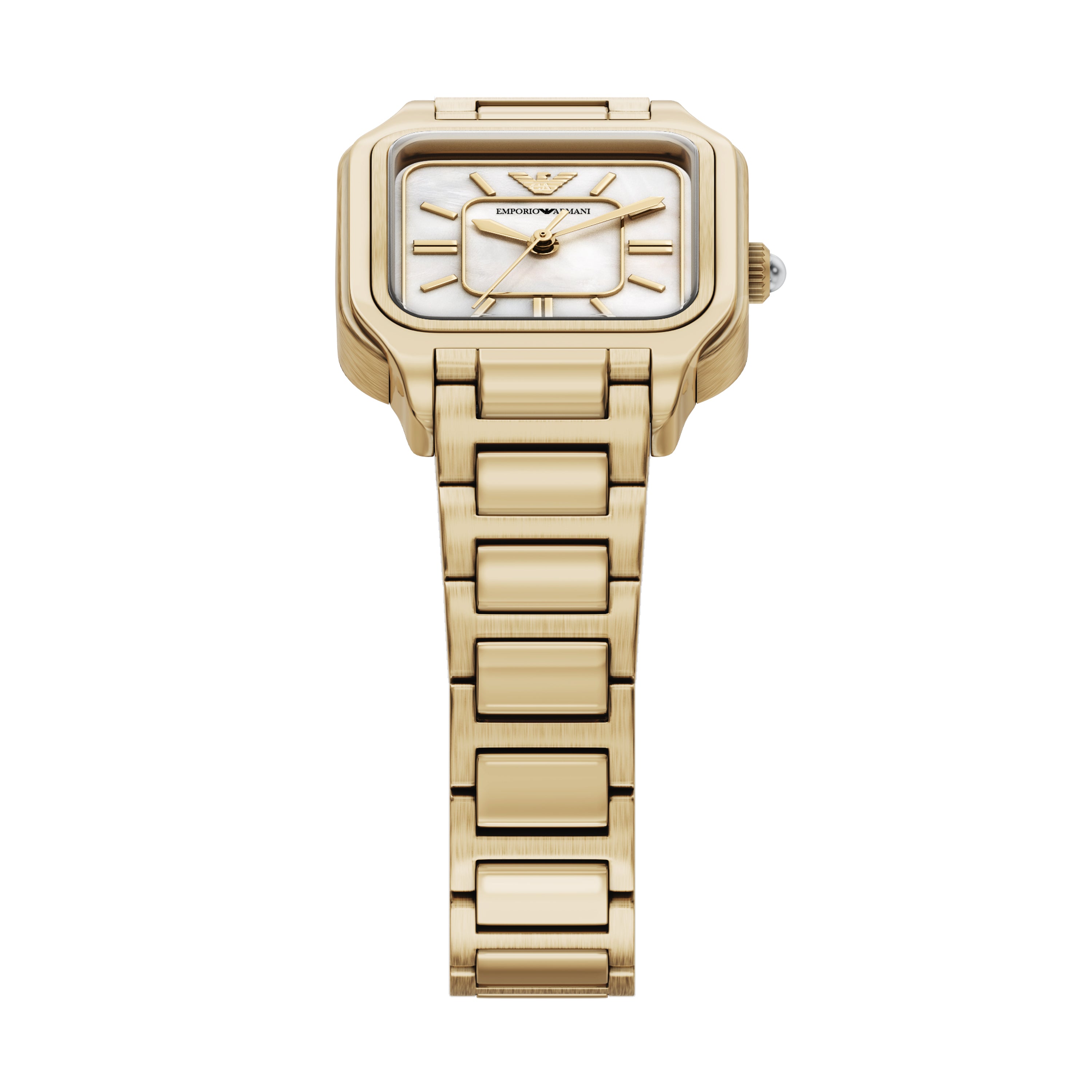 Emporio Armani Mother of Pearl Dial Stainless Steel Watch AR11744