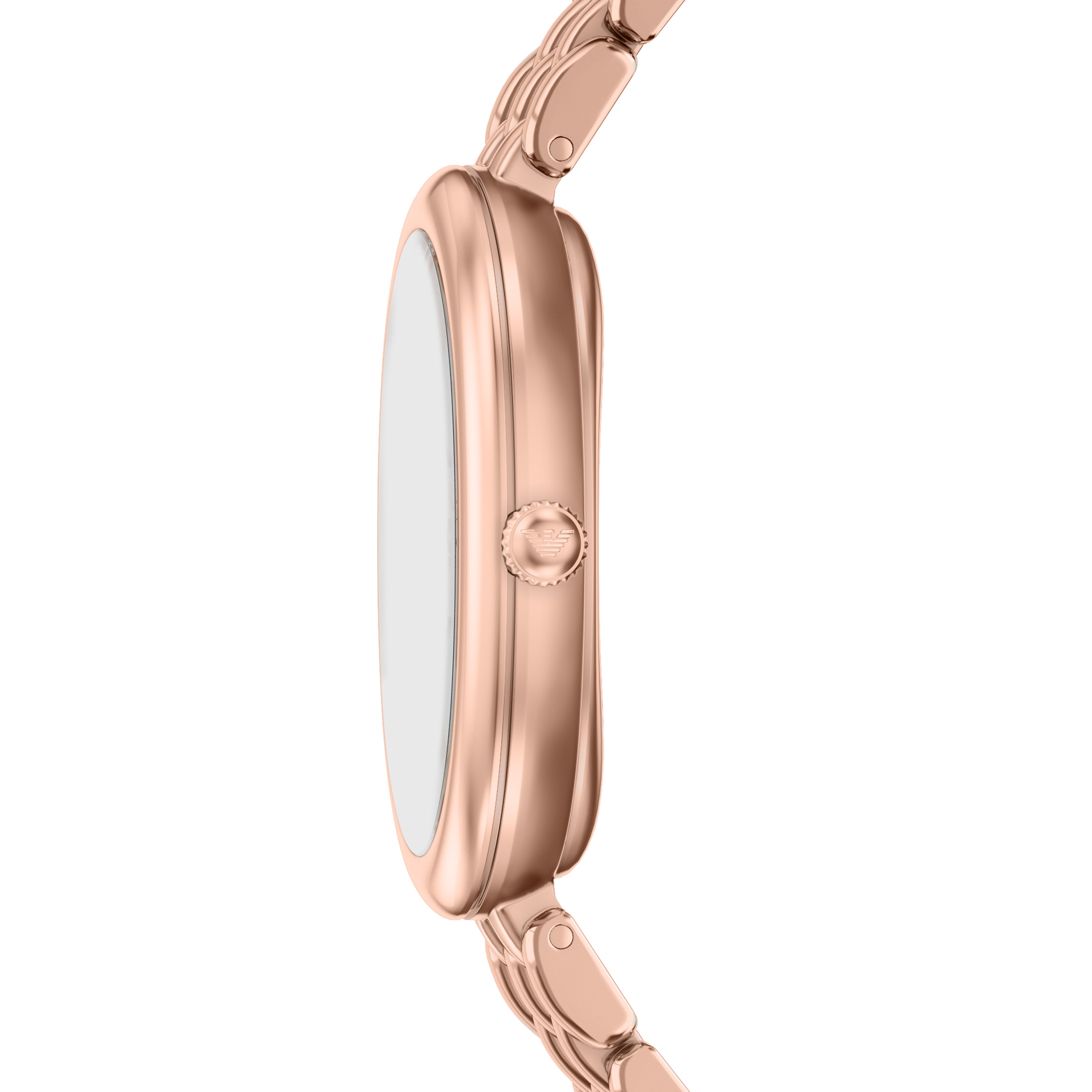 Emporio Armani White Dial Rose Gold 34 mm Women's Watch AR11775