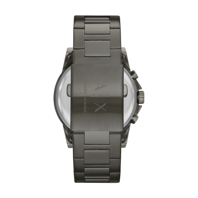 Armani Exchange Mens Chronograph Watch Gunmetal Dial AX2086