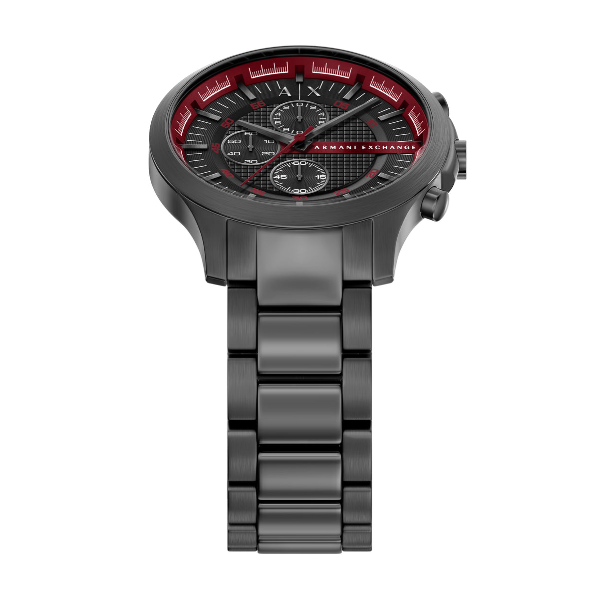 Armani Exchange Hampton Chronograph Gunmetal AX2471 side view