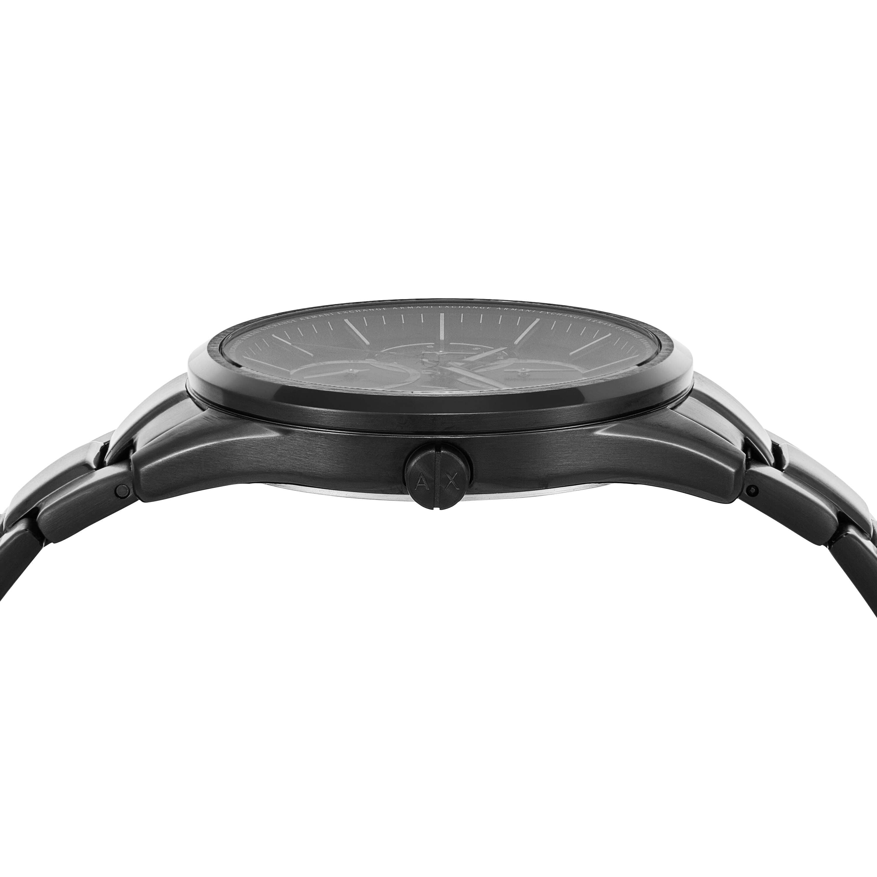 Armani Exchange Multifunction Black Stainless Steel Watch and Bracelet Set AX7154SET