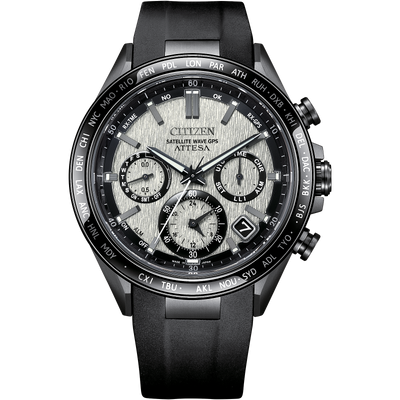 Citizen Attesa Satellite Eco-Drive Polyurethane Band Watch CC4055-14H