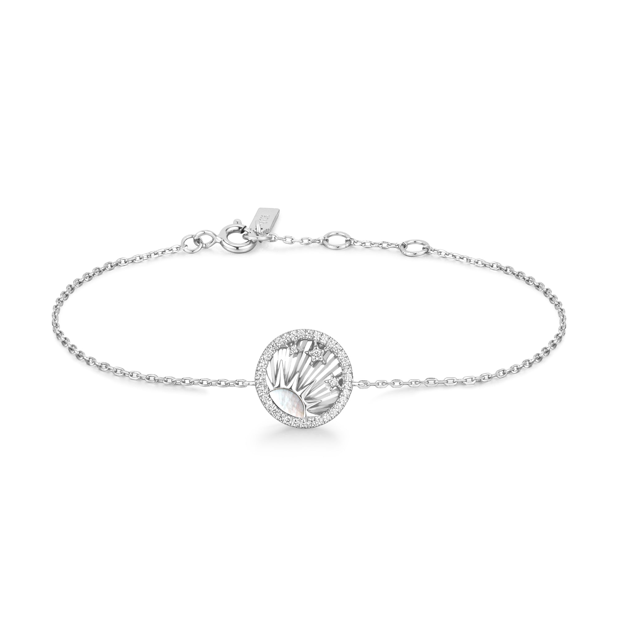 Ania Haie Silver Sun Stars Bracelet Luxury Affordable Trendy Jewelry
