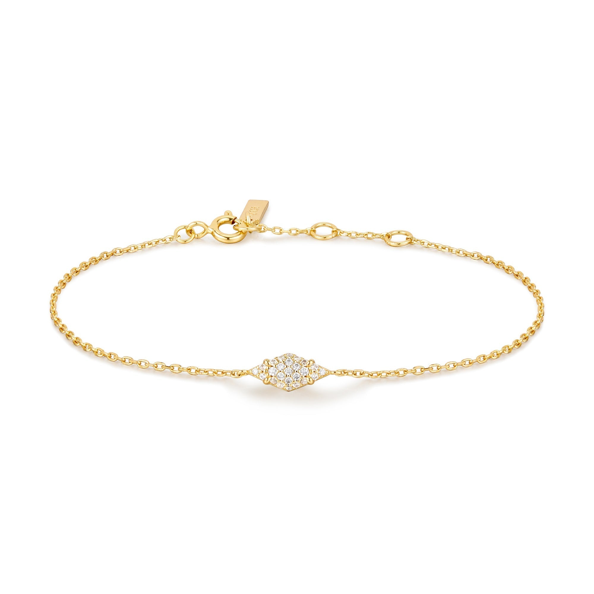Ania Haie Gold Pave Sparkle Bracelet Elegant Stacking Jewelry